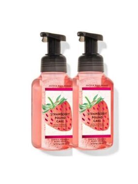 2 STRAWBERRY POUND CAKE GENTLE FOAMING HAND SOAPS 2 FOR $15